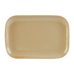 Pack Size 6 - Rustico Stoneware  Rustico Flame Rectangular Plate 34.5 x 23.5cm - C05034