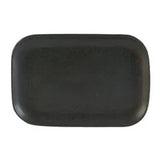 Pack Size 6 - Rustico Stoneware Rustico Carbon Rectangular Plate 29 x 19.5cm - C35012 - JD Catering Equipments Ltd