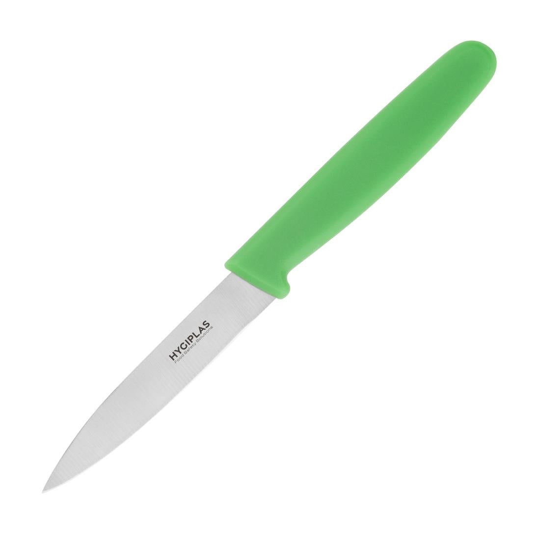 C545 Hygiplas Paring Knife Green 7.5cm JD Catering Equipment Solutions Ltd