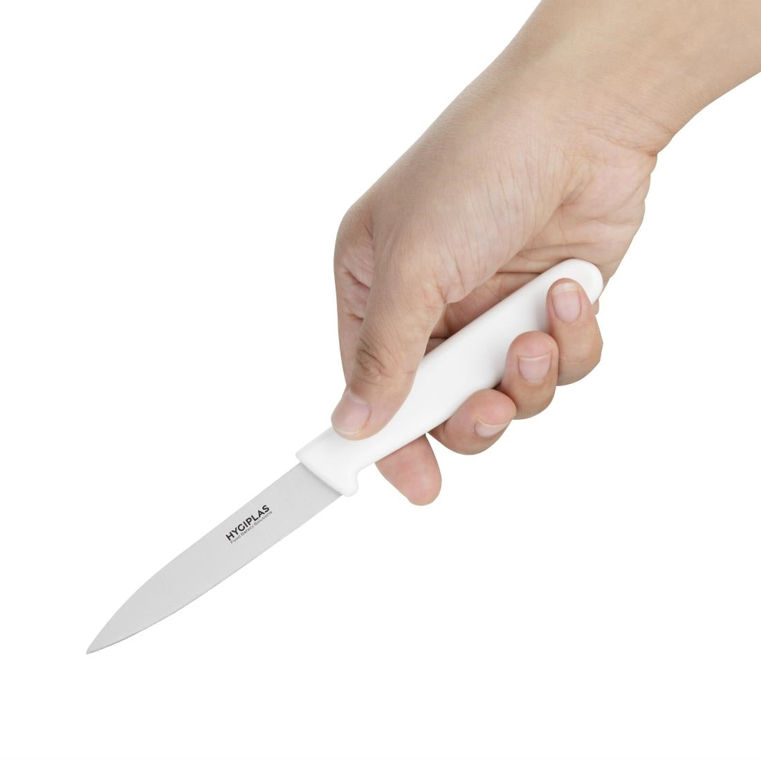 C546 Hygiplas Paring Knife White 7.5cm JD Catering Equipment Solutions Ltd