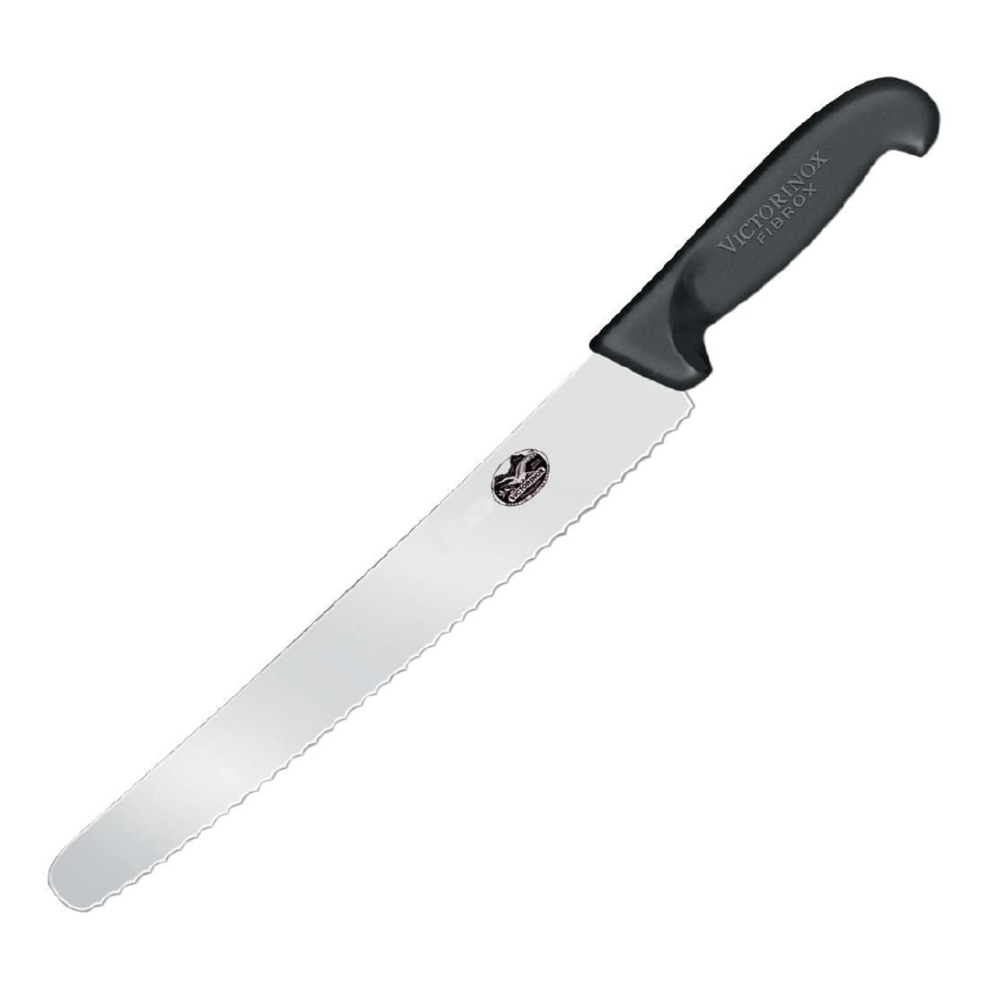 C663 Victorinox Fibrox Serrated Pastry Knife 25.5cm JD Catering Equipment Solutions Ltd