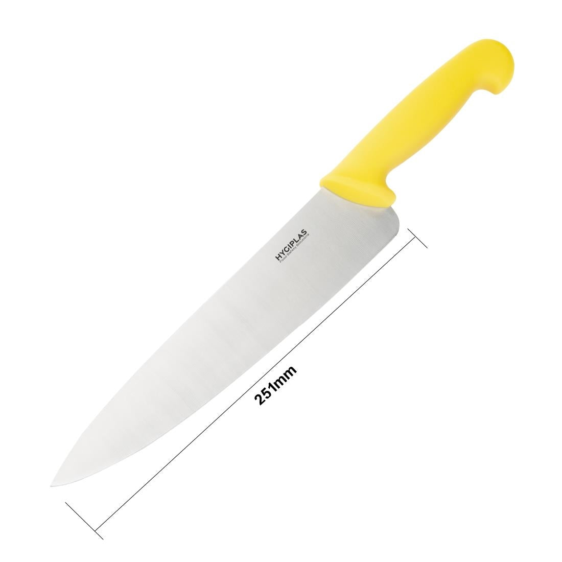 C816 Hygiplas Chef Knife Yellow 25.5cm JD Catering Equipment Solutions Ltd