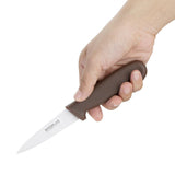 C840 Hygiplas Paring Knife Brown 9cm JD Catering Equipment Solutions Ltd