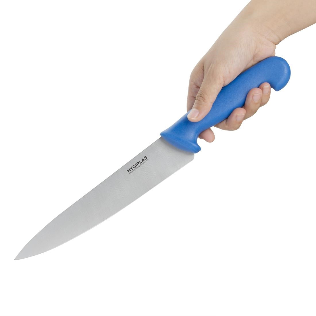 C851 Hygiplas Chefs Knife Blue 21.5cm JD Catering Equipment Solutions Ltd
