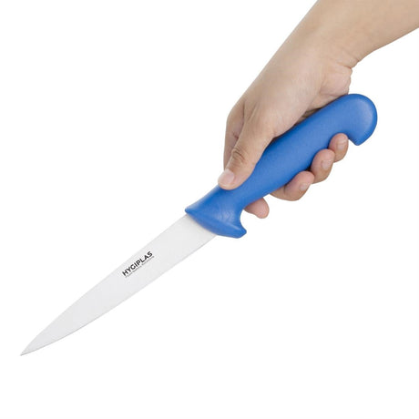 C853 Hygiplas Fillet Knife Blue 15cm JD Catering Equipment Solutions Ltd