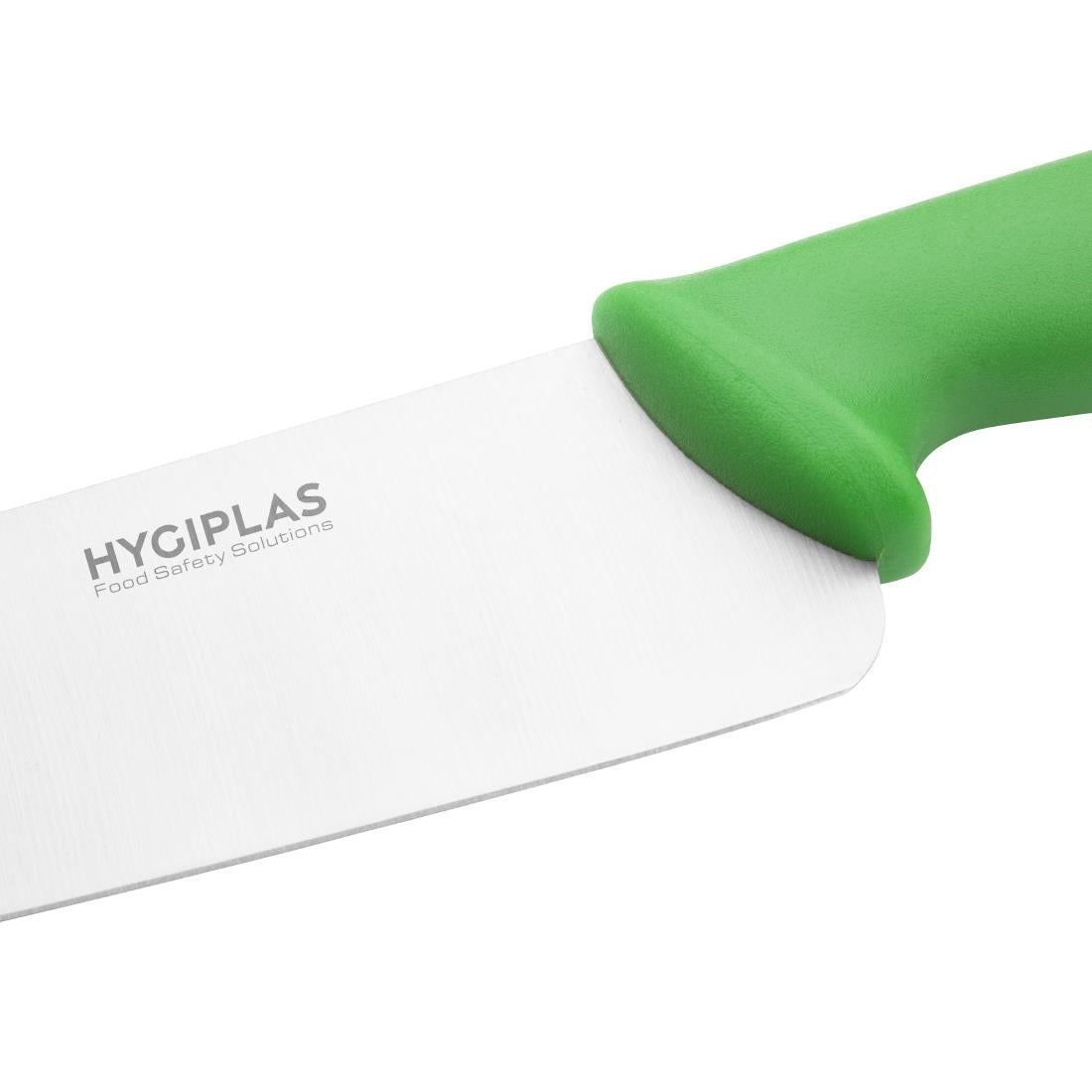 C868 Hygiplas Chef Knife Green 25.5cm JD Catering Equipment Solutions Ltd