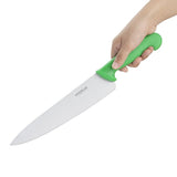 C868 Hygiplas Chef Knife Green 25.5cm JD Catering Equipment Solutions Ltd