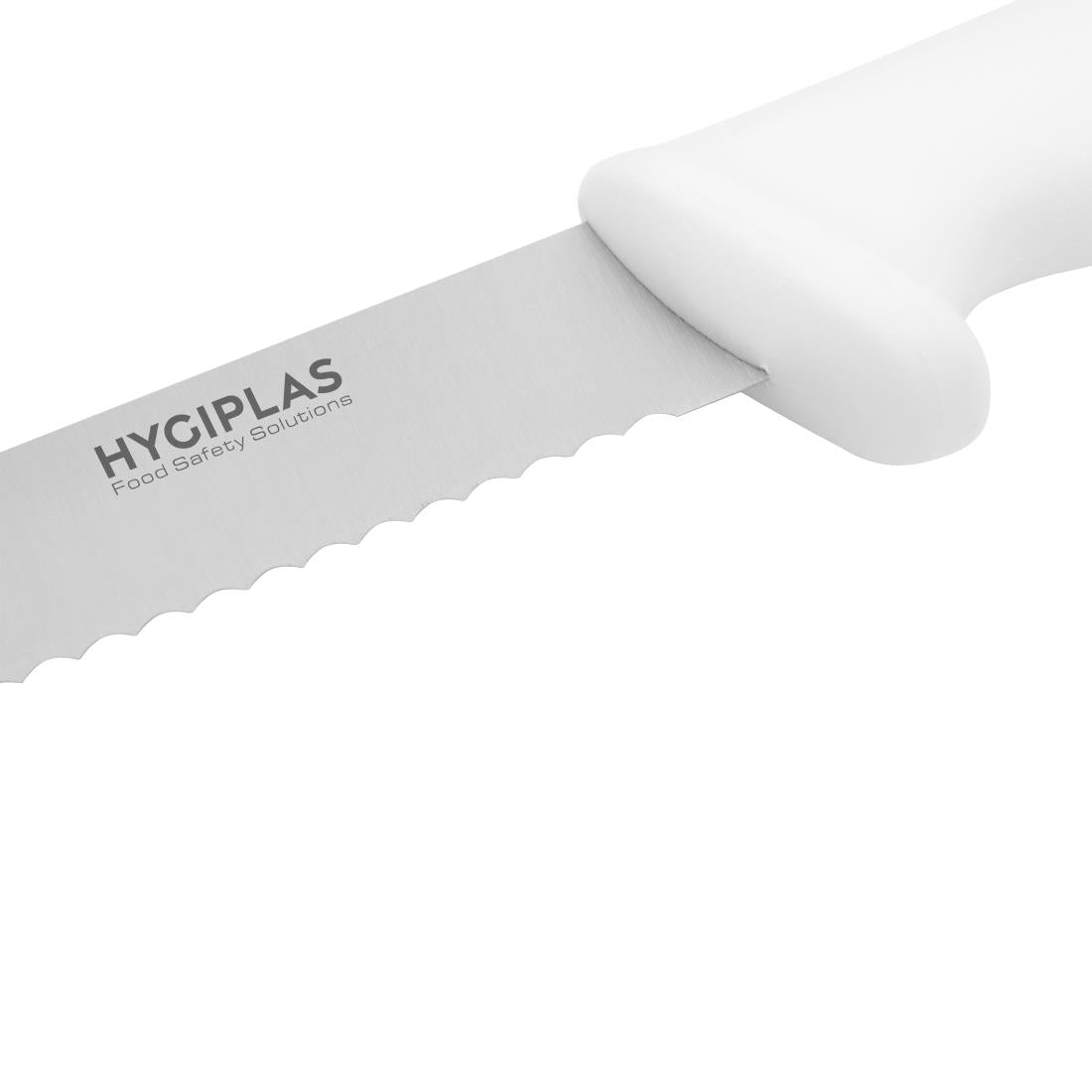 C882 Hygiplas Bread Knife White 20.5cm JD Catering Equipment Solutions Ltd