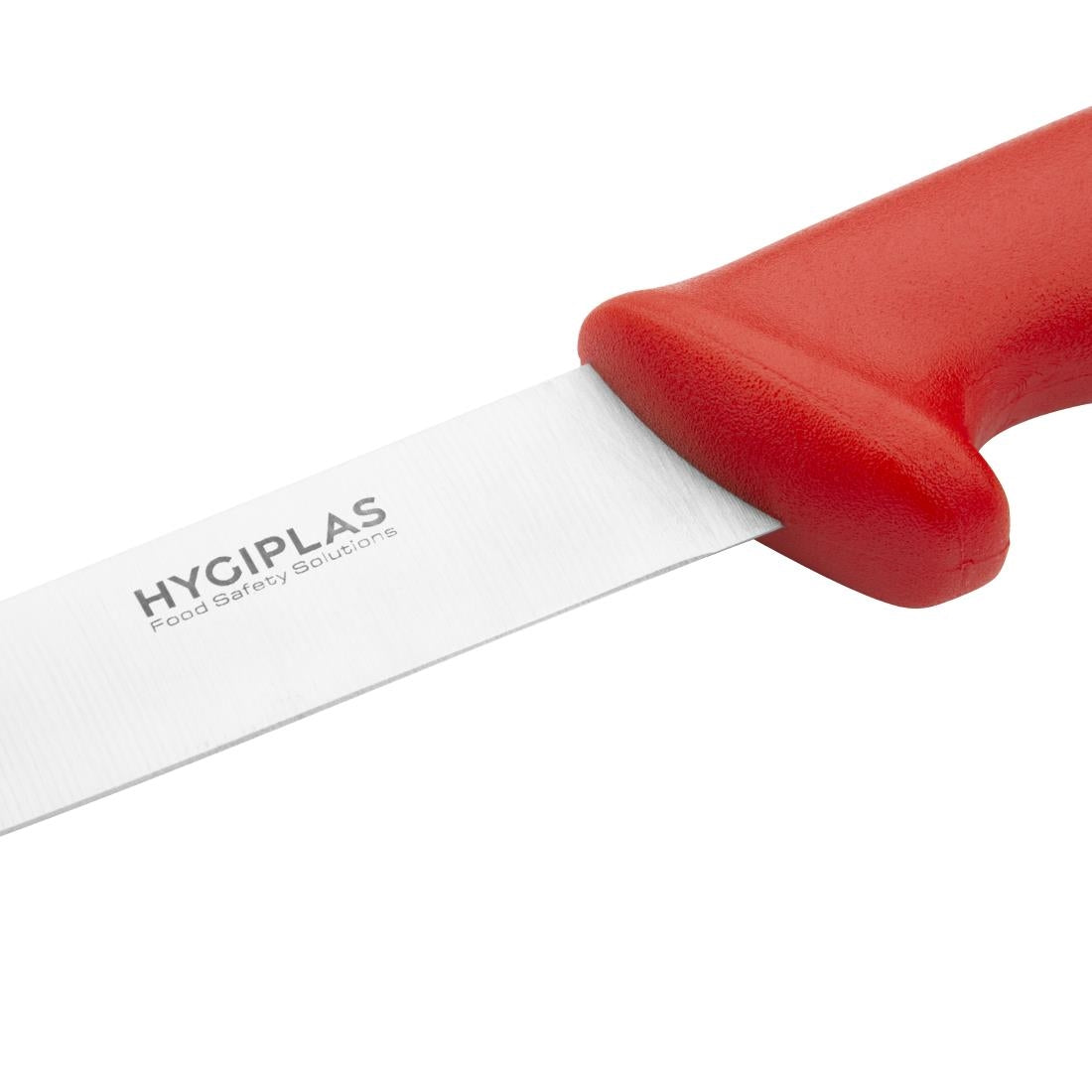 C890 Hygiplas Stiff Blade Boning Knife Red 15cm JD Catering Equipment Solutions Ltd