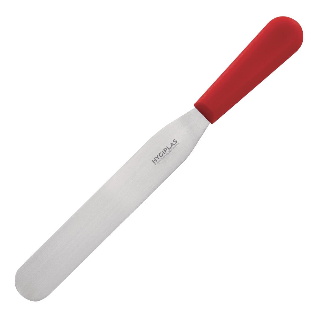 C894 Hygiplas Straight Blade Palette Knife Red 20.5cm JD Catering Equipment Solutions Ltd
