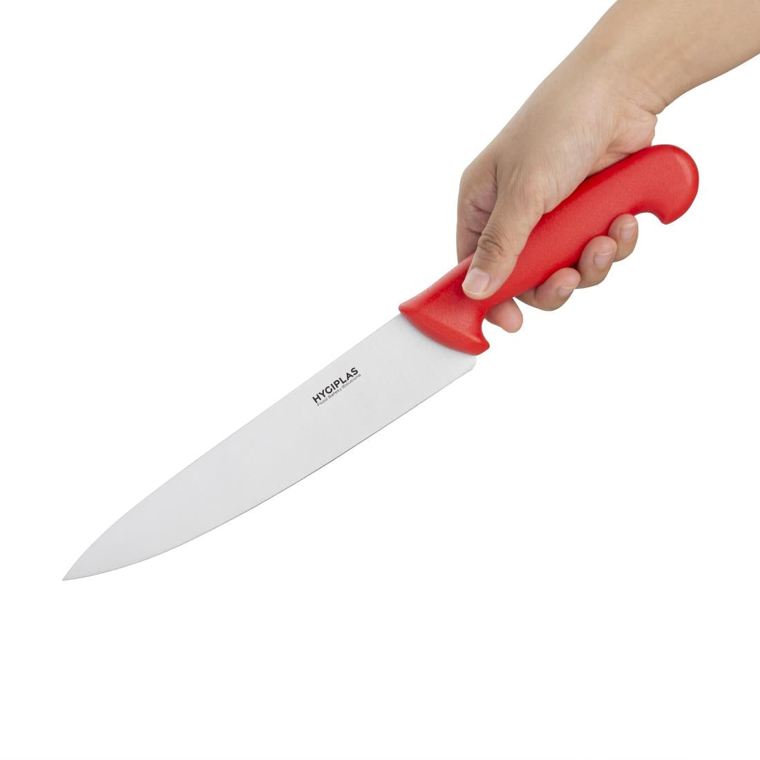 C895 Hygiplas Chefs Knife Red 21.5cm JD Catering Equipment Solutions Ltd