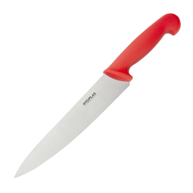 C895 Hygiplas Chefs Knife Red 21.5cm JD Catering Equipment Solutions Ltd