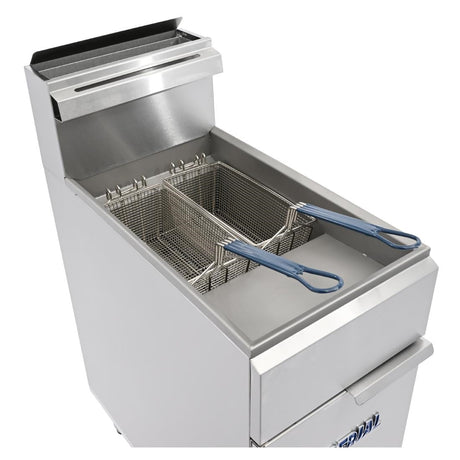 CB098-P Imperial Twin Tank Twin Basket Free Standing Propane Gas Fryer IFS-2525 JD Catering Equipment Solutions Ltd