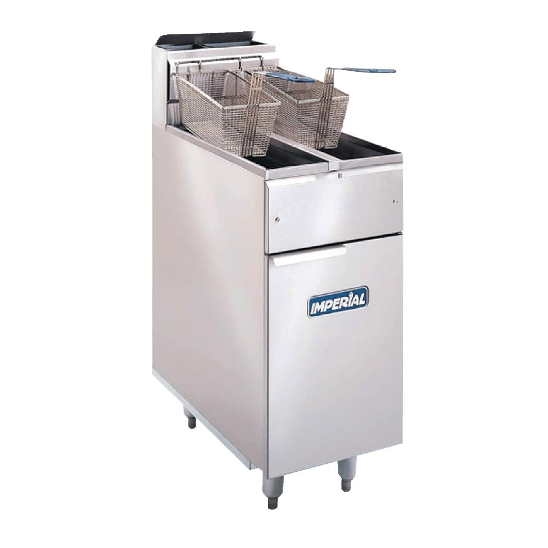 CB098-P Imperial Twin Tank Twin Basket Free Standing Propane Gas Fryer IFS-2525 JD Catering Equipment Solutions Ltd