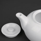 CB474 Olympia Whiteware Teapots 852ml (Pack of 4) JD Catering Equipment Solutions Ltd