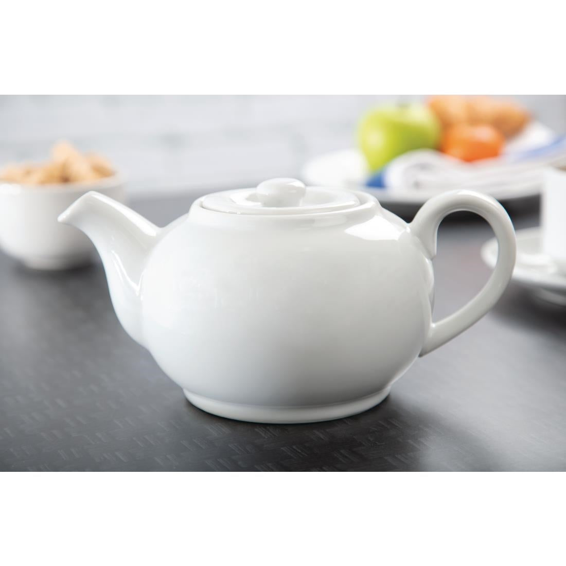 CB474 Olympia Whiteware Teapots 852ml (Pack of 4) JD Catering Equipment Solutions Ltd