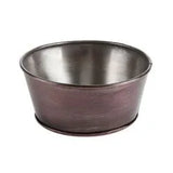Pack Size 6 - Vintage Steel Service Bowl Antique Copper 16cm - CB66551 - JD Catering Equipments Ltd