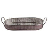 Pack Size 6 - Vintage Steel Combo/Serving Platter Antique Copper 35cm - CB66660 - JD Catering Equipments Ltd