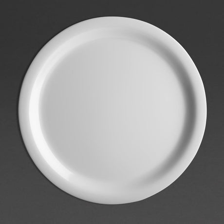 CB671 Kristallon Melamine Narrow Rimmed Plates 229mm (Pack of 12) JD Catering Equipment Solutions Ltd