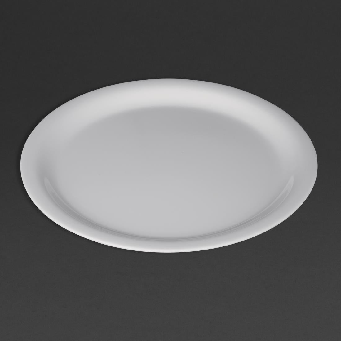 CB671 Kristallon Melamine Narrow Rimmed Plates 229mm (Pack of 12) JD Catering Equipment Solutions Ltd