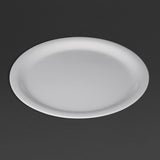 CB671 Kristallon Melamine Narrow Rimmed Plates 229mm (Pack of 12) JD Catering Equipment Solutions Ltd