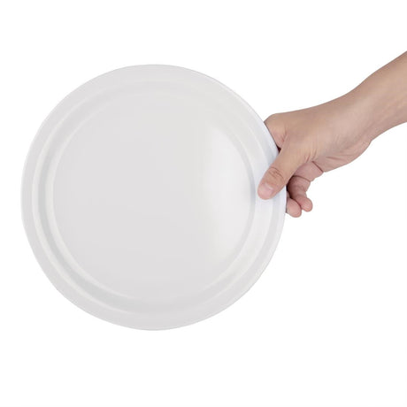 CB671 Kristallon Melamine Narrow Rimmed Plates 229mm (Pack of 12) JD Catering Equipment Solutions Ltd