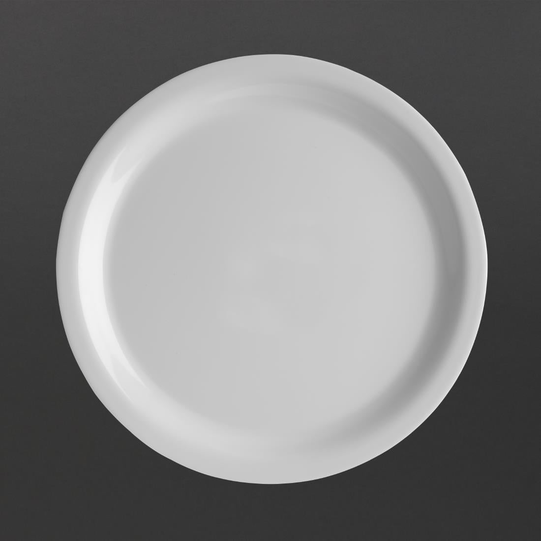 CB672 Kristallon Melamine Narrow Rimmed Plates 267mm (Pack of 12) JD Catering Equipment Solutions Ltd