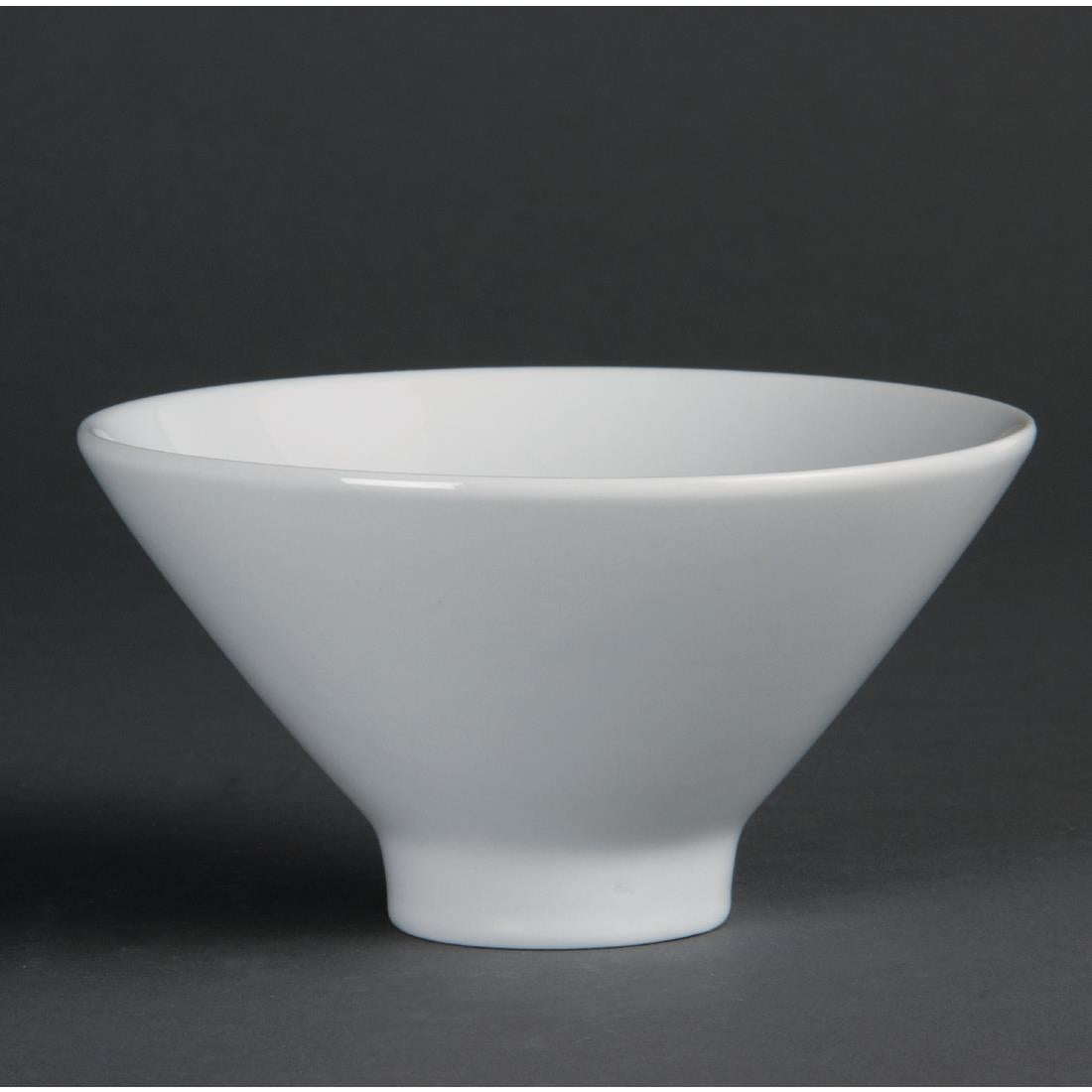 CB697 Olympia Whiteware Fluted Bowls 141mm (Pack of 4) JD Catering Equipment Solutions Ltd