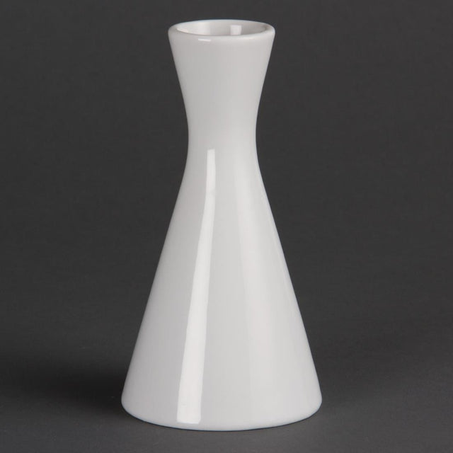 CB701 Olympia Whiteware Bud Vases 140mm (Pack of 6) JD Catering Equipment Solutions Ltd