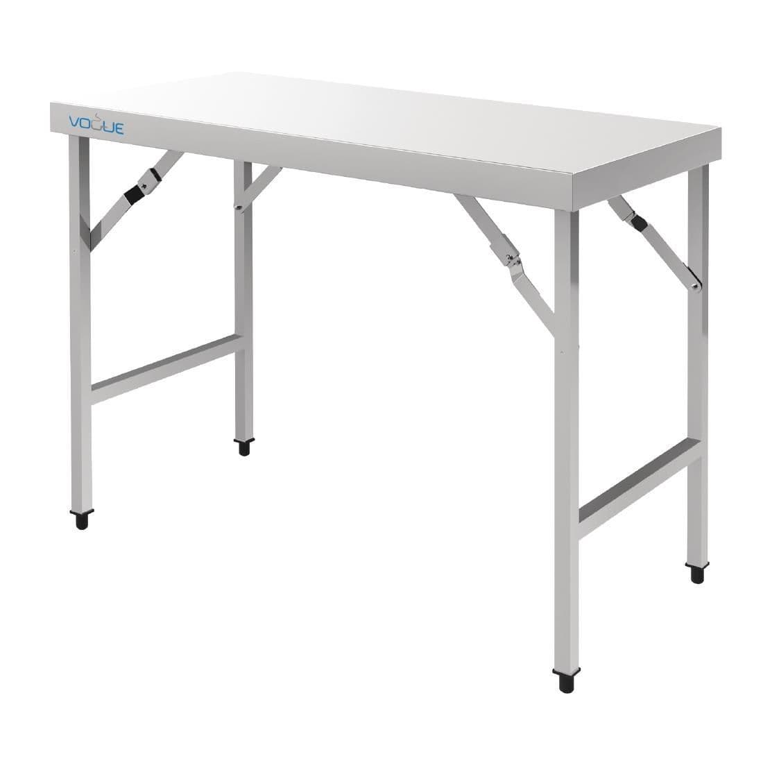 CB905 Vogue Stainless Steel Folding Table 1200mm JD Catering Equipment Solutions Ltd