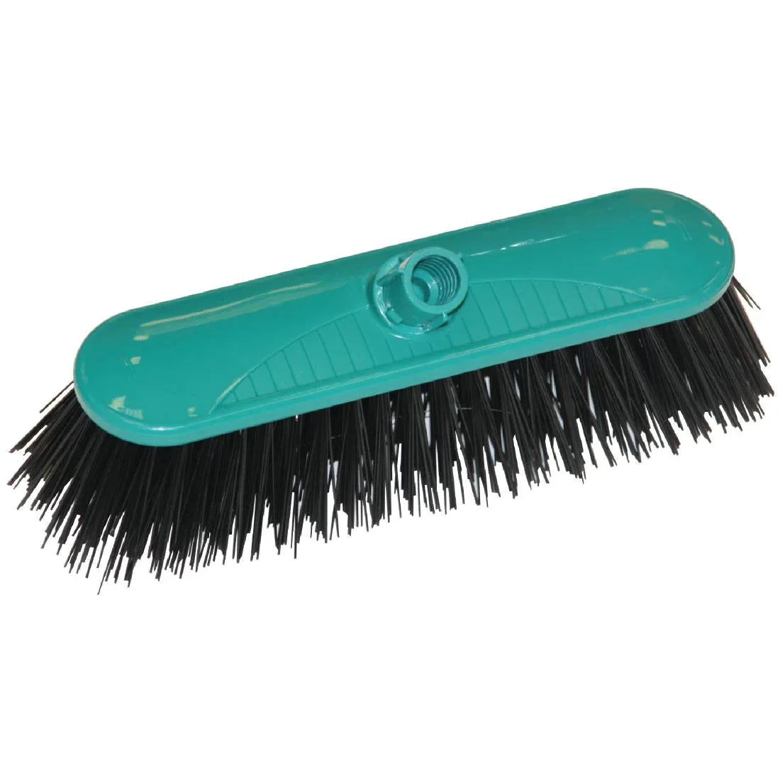 CC085 SYR Contract Broom Head Stiff Bristle Green 10.5in - JD Catering Equipment Solutions Ltd