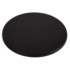 CC513 Werzalit Pre-drilled Round Table Top Black 800mm - JD Catering Equipment Solutions Ltd