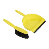 CC930 Jantex Soft Dustpan and Brush Set Yellow JD Catering Equipment Solutions Ltd