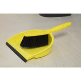 CC930 Jantex Soft Dustpan and Brush Set Yellow JD Catering Equipment Solutions Ltd