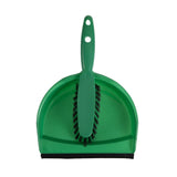 CC933 Jantex Soft Dustpan and Brush Set Green JD Catering Equipment Solutions Ltd