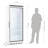 CD088 Polar C-Series Upright Display Fridge 600Ltr White JD Catering Equipment Solutions Ltd