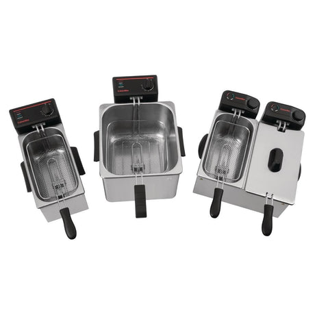 CD274 Caterlite Light Duty Single Tank Single Basket Countertop Electric Fryer 3kW JD Catering Equipment Solutions Ltd