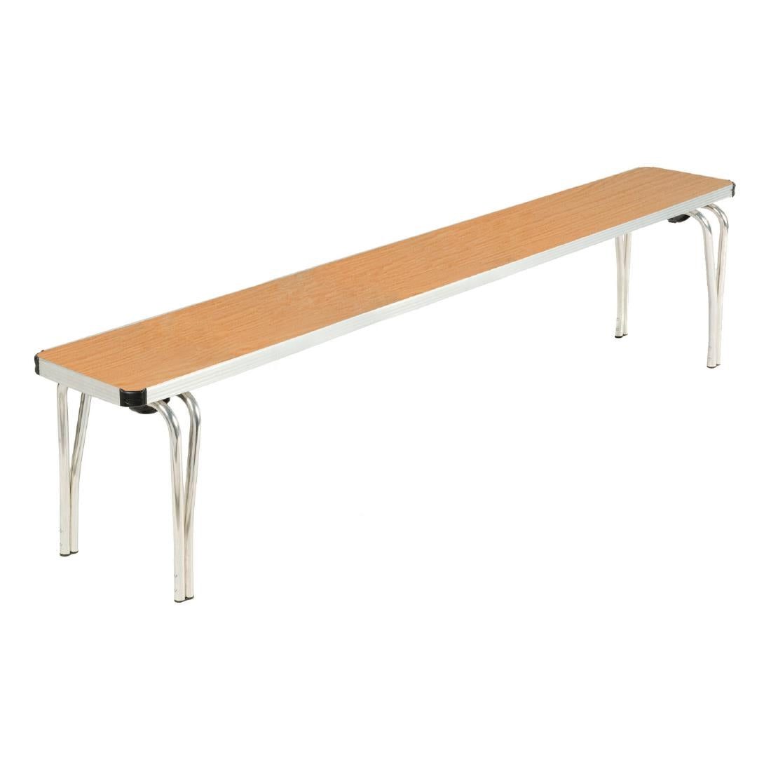 CD585 Gopak Contour Stacking Bench Oak Effect 6ft JD Catering Equipment Solutions Ltd