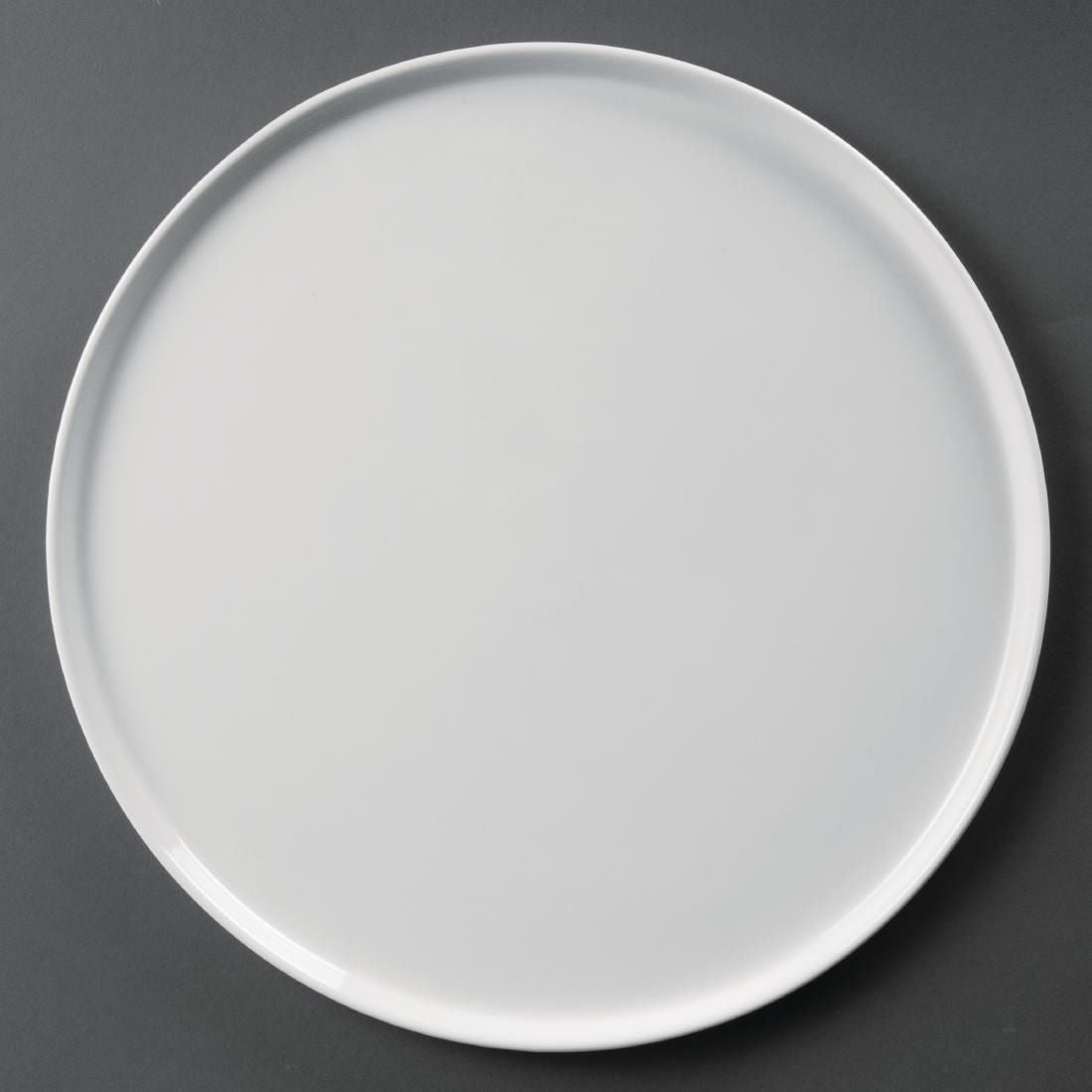 CD723 Olympia Whiteware Pizza Plates 330mm (Pack of 4) JD Catering Equipment Solutions Ltd