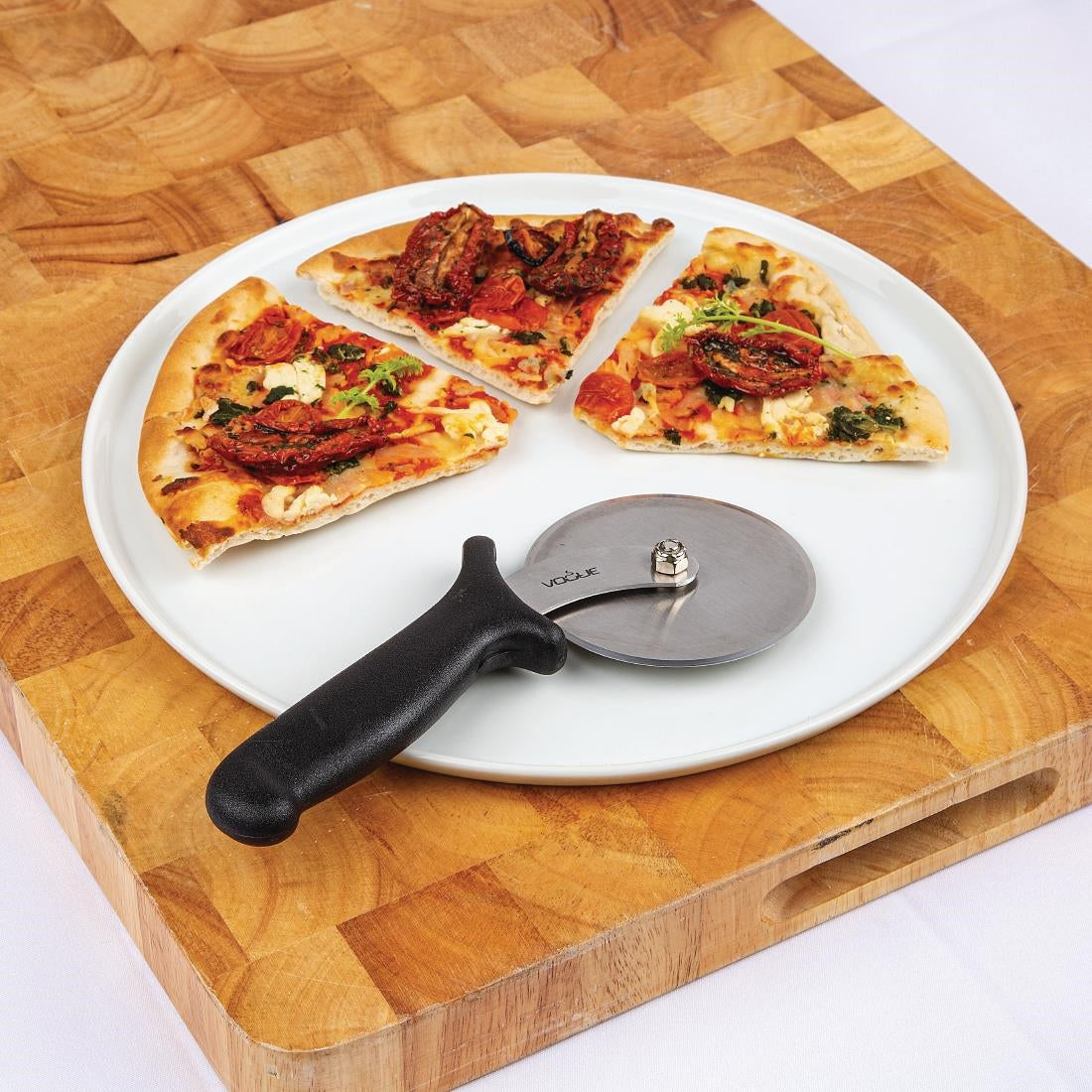 CD723 Olympia Whiteware Pizza Plates 330mm (Pack of 4) JD Catering Equipment Solutions Ltd