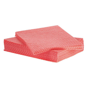 CD809 Jantex Solonet Cloths Red (Pack of 50) JD Catering Equipment Solutions Ltd