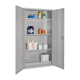 CD992 COSHH Cabinet Double Door Grey 36Ltr - JD Catering Equipment Solutions Ltd