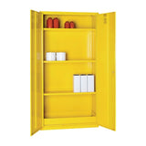 CD996 Hazardous Substance Cabinet Double Door Yellow 50Ltr - JD Catering Equipment Solutions Ltd