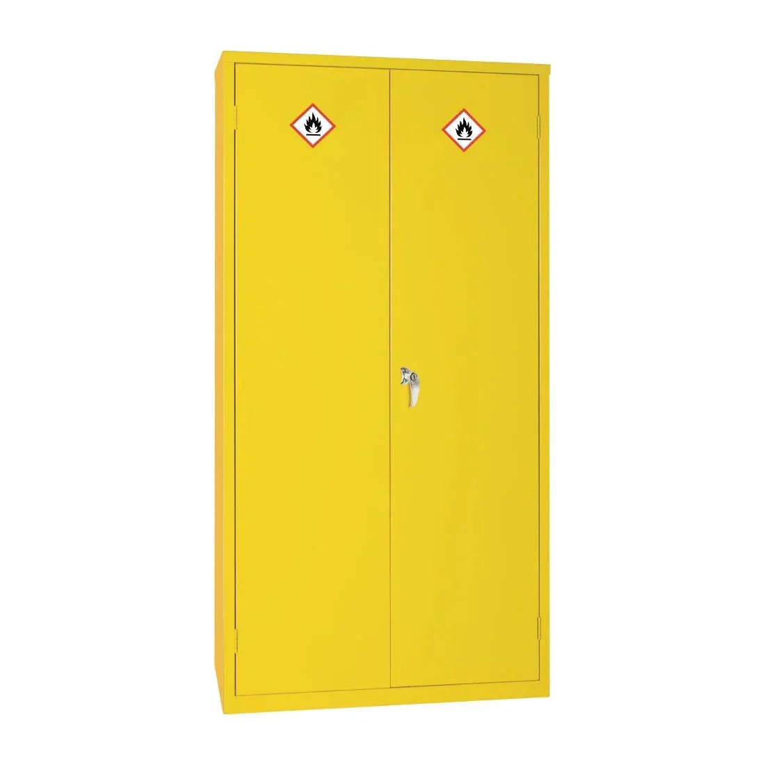 CD996 Hazardous Substance Cabinet Double Door Yellow 50Ltr - JD Catering Equipment Solutions Ltd