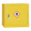 CD999 Hazardous Substance Cabinet Single Door Yellow 5Ltr - JD Catering Equipment Solutions Ltd