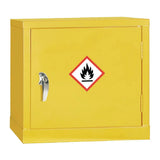 CD999 Hazardous Substance Cabinet Single Door Yellow 5Ltr - JD Catering Equipment Solutions Ltd