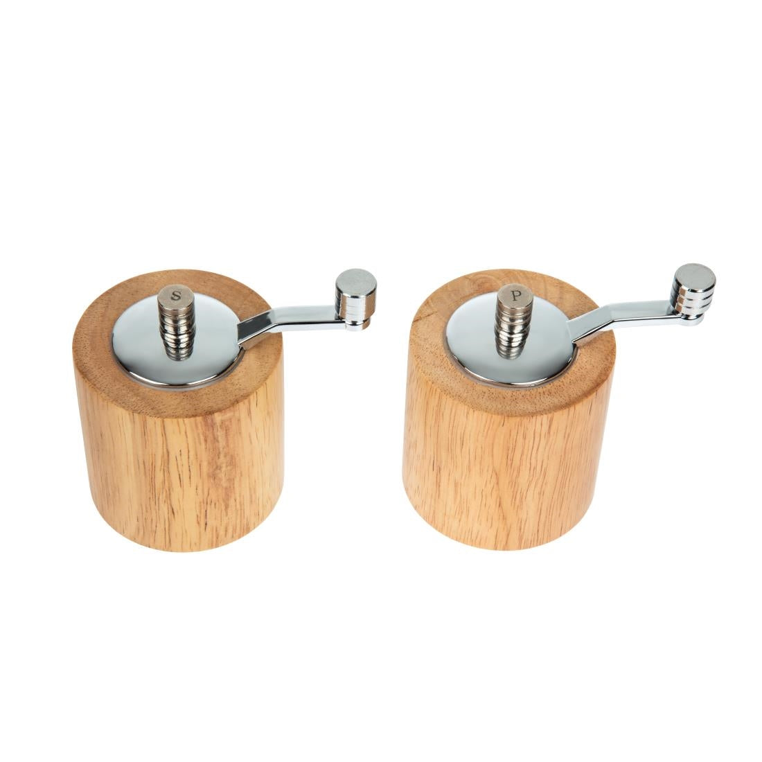 CE246 Light Wood Salt and Pepper Mill Grinder Set JD Catering Equipment Solutions Ltd