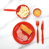 CE277 Olympia Kristallon Polycarbonate Bowls Red 102mm (Pack of 12) JD Catering Equipment Solutions Ltd