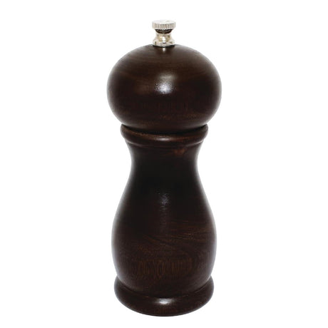 CE333 Olympia Dark Wood Salt and Pepper Mill 6in JD Catering Equipment Solutions Ltd