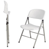 CE692 Bolero Foldaway Utility Chairs White (Pack of 2) JD Catering Equipment Solutions Ltd